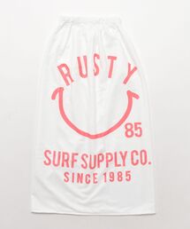 RUSTY（ラスティ）の「RUSTY/ラスティ ボタン付き  巻きタオル バスタオル ラップタオル（スイムグッズ）」