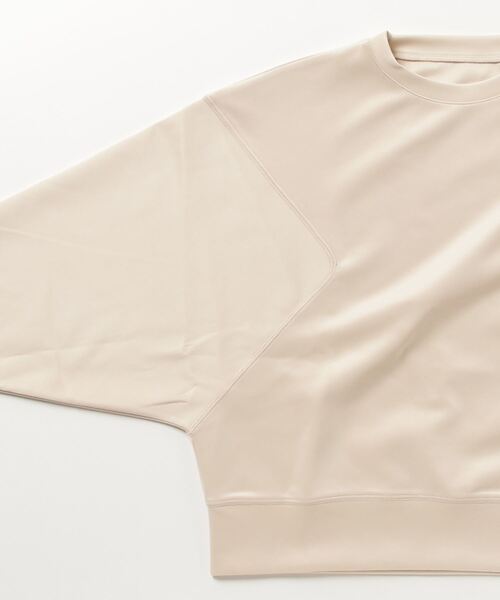 NERGY（ナージー）の「ナージージャパン NERGY 軽量ダンボールプルオーバー_（スウェット・レディース・スモークピンク/ベージュ・FREE）」の4枚目の写真