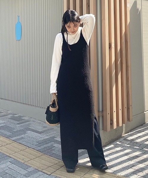 スナイデル♡スラブニットキャミワンピース新品未使用 スナイデル♡スラブニットキャミワンピース新品未使用 SNIDEL