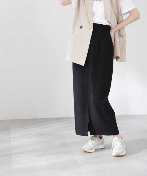 N.（N. Natural Beauty Basic）（エヌエヌナチュラルビューティーベーシック）の「【S Size Line】◆ハイウエストナロースカート（スカート・レディース・ブラック/グレー・SMALL/MEDIUM）」の19枚目の写真