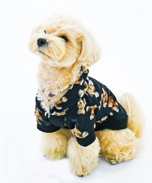 TRAVAS TOKYO（トラバス トウキョウ）の「『TRAVAS TOKYO/トラバス トーキョー』Myriad of bears hoodie/総柄ベアデザイン パーカー（ペットウェア）」