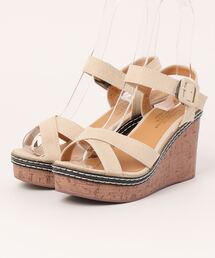 サンダル（ベージュ系・ウエッジ）ファッション通販 - ZOZOTOWN