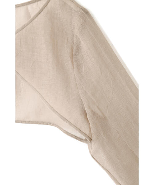 JILL STUART（ジルスチュアート）の「◆ KIKO W/J　シアーオーガンザボレロ（カーディガン/ボレロ・レディース・ブルー/ベージュ・FREE）」の18枚目の写真