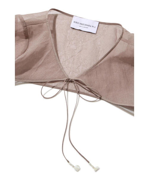 JILL STUART（ジルスチュアート）の「◆ KIKO W/J　シアーオーガンザボレロ（カーディガン/ボレロ・レディース・ブルー/ベージュ・FREE）」の16枚目の写真