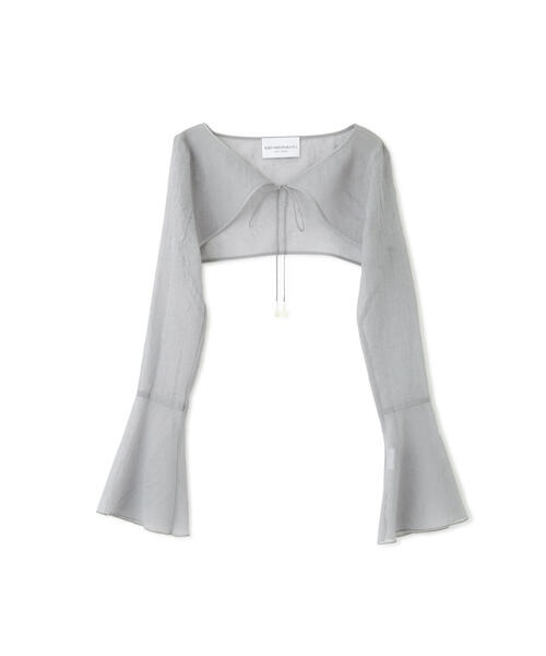 JILL STUART（ジルスチュアート）の「◆ KIKO W/J　シアーオーガンザボレロ（カーディガン/ボレロ・レディース・ブルー/ベージュ・FREE）」の14枚目の写真