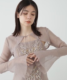 JILL STUART | ◆ KIKO W/J　シアーオーガンザボレロ(カーディガン/ボレロ)