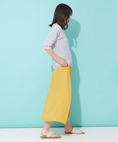 Arnold Palmer(アーノルドパーマー)の「シアー ナチュラル 楊柳 ギャザー スカート(スカート・レディース・マスタード/レッド・M/L/S)」の11枚目の写真