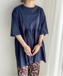 LOWRYS FARM | フハクキリカエチュニックＳＳ　194827(Tシャツ/カットソー)