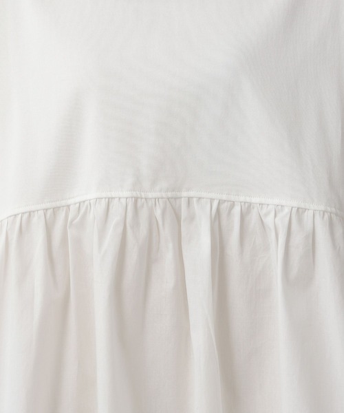 LOWRYS FARM（ローリーズファーム）の「フハクキリカエチュニックＳＳ　194827（Tシャツ/カットソー・レディース・ホワイト/ブラック/ネイビー・FREE）」の21枚目の写真