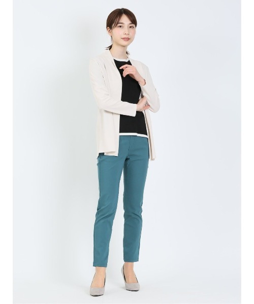 m.f.editorial（エムエフエディトリアル）の「m.f.エディトリアル レディース airZIP ストレッチ スキニーパンツ（チノパンツ・レディース・キャメル/アイボリー/ダークグリーン/ブラック・S/MEDIUM/LARGE）」の3枚目の写真