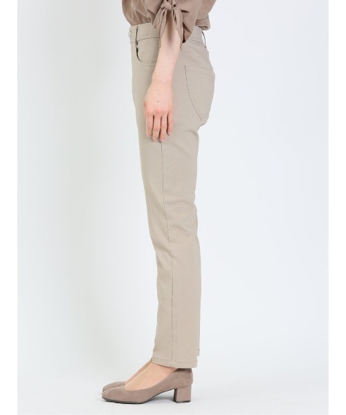 m.f.editorial（エムエフエディトリアル）の「m.f.エディトリアル レディース airZIP ストレッチ スキニーパンツ（チノパンツ・レディース・キャメル/アイボリー/ダークグリーン/ブラック・S/MEDIUM/LARGE）」の8枚目の写真