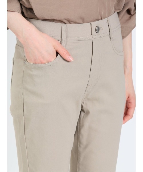 m.f.editorial（エムエフエディトリアル）の「m.f.エディトリアル レディース airZIP ストレッチ スキニーパンツ（チノパンツ・レディース・キャメル/アイボリー/ダークグリーン/ブラック・S/MEDIUM/LARGE）」の10枚目の写真