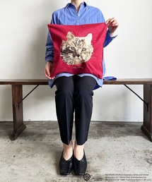 FLAPPER（フラッパー）の「FLAPPER★  フラッパー:ハリー・ポッター   クルックシャンクス/ミセス・ノリス 刺繍クッションカバー（クッション/クッションカバー・キッズ）」