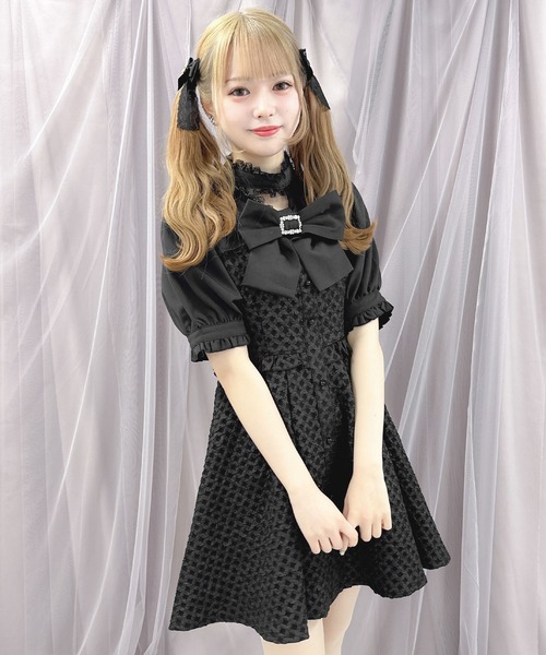 ROJITA(ロジータ)の「【WEB限定アイテム】BIGリボン付きJQワンピース(ワンピース・レディース・ベージュ/ブラック/ブルー・FREE)」の17枚目の写真