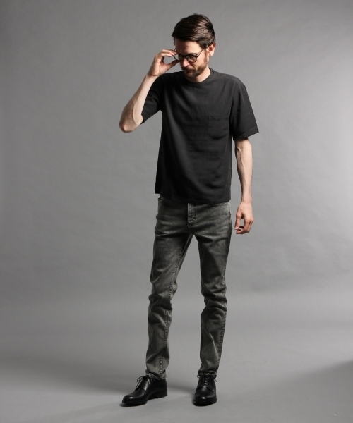 HARE（ハレ）の「リネンＺＩＰプルオーバー(HARE)（Tシャツ/カットソー・メンズ・オフホワイト/グレー/ライトグレー/カーキ・MEDIUM/SMALL）」の17枚目の写真