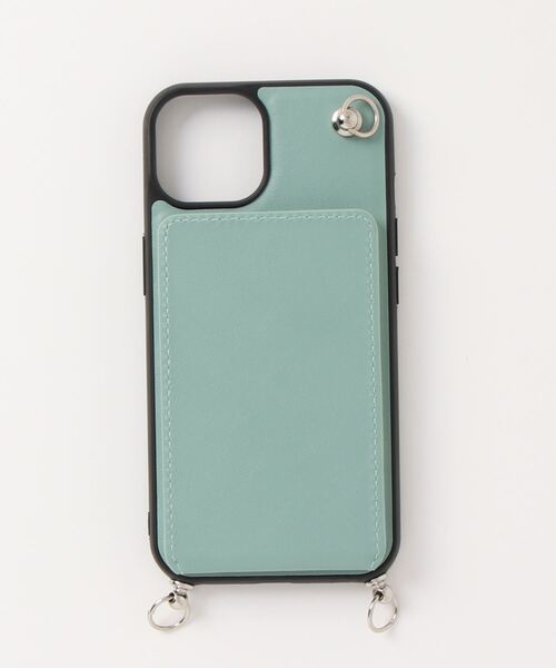 An+u（アンユー）の「ミラー・カードポケット スマホケース iPhone13/14（スマホケース/カバー・レディース・グレイッシュベージュ/シルバー/セージグリーン/ピンク/シャンパン/ダークブラウン/ペールイエロー・ONE SIZE）」の15枚目の写真