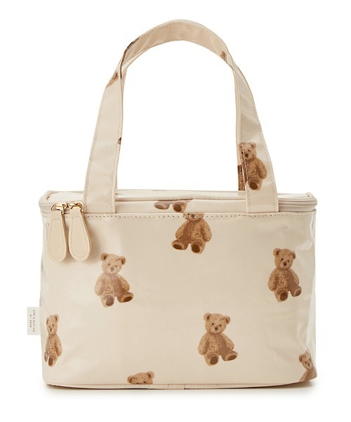 gelato pique（ジェラートピケ）の「PIQUEベア柄保冷ポーチ（キッチンツール・レディース・ベージュ・FREE）」の3枚目の写真