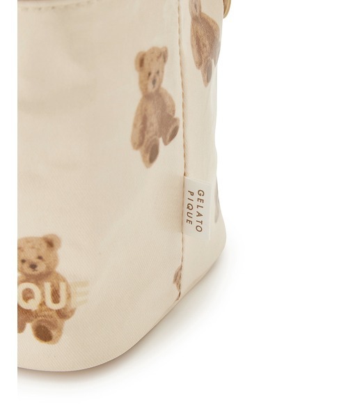 gelato pique（ジェラートピケ）の「PIQUEベア柄保冷ポーチ（キッチンツール・レディース・ベージュ・FREE）」の6枚目の写真