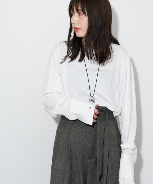 【新品、タグ付き】Plage 【R'IAM】カフス ロンT plage（プラージュ）の「【R'IAM】カフス ロンT（Tシャツ