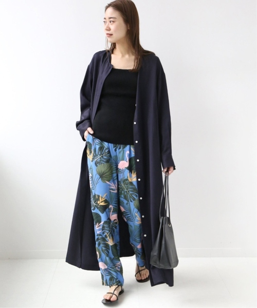 JOURNAL STANDARD relume（ジャーナルスタンダード　レリューム）の「《追加4》Vis/Polyスクエアネックリブタンクトップ（タンクトップ・レディース・ブラック/ホワイト/ブラウン/ベージュ・FREE）」の5枚目の写真