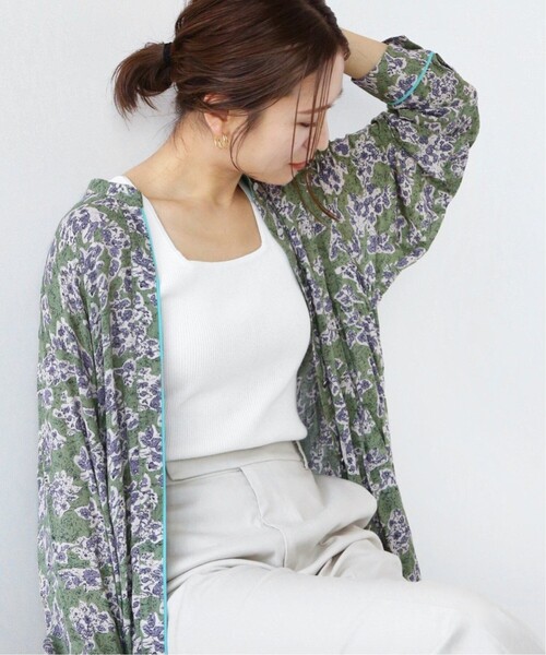 JOURNAL STANDARD relume（ジャーナルスタンダード　レリューム）の「《追加4》Vis/Polyスクエアネックリブタンクトップ（タンクトップ・レディース・ブラック/ホワイト/ブラウン/ベージュ・FREE）」の10枚目の写真