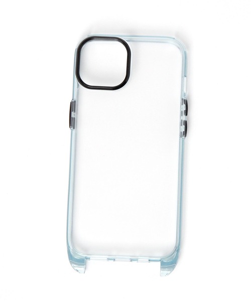 GLOBAL WORK（グローバルワーク）の「クリアスマホケース13/14/969732（スマホケース/カバー・レディース・ブラック/ホワイト/ライトブルー・FREE）」の2枚目の写真