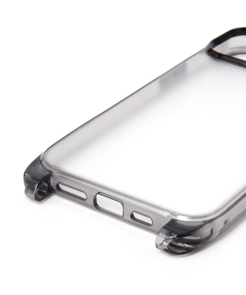 GLOBAL WORK（グローバルワーク）の「クリアスマホケース13/14/969732（スマホケース/カバー・レディース・ブラック/ホワイト/ライトブルー・FREE）」の6枚目の写真