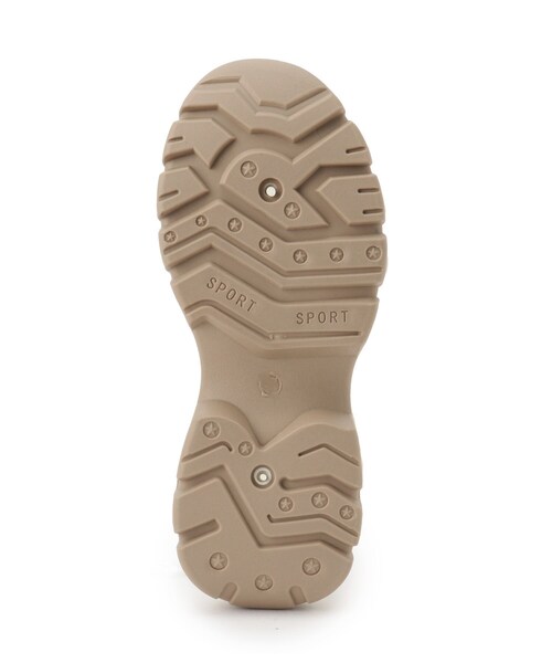 cs T&P（シーエスティーアンドピー）の「厚底カラーソールレースアップ スニーカー（スニーカー・レディース・ベージュ/グレー/パープル系/ブラック/ホワイト/ベージュ系8・LL/S/M/L）」の12枚目の写真