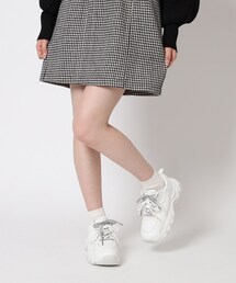 cs T&P | 厚底カラーソールレースアップ スニーカー(スニーカー)