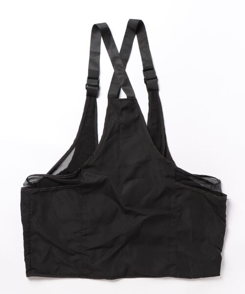 DEVICE(デバイス)の「ルーズ ミリタリー アウトドア バックパック フィッシング ベスト(ベスト・メンズ・ブラック/ベージュ・FREE)」の3枚目の写真