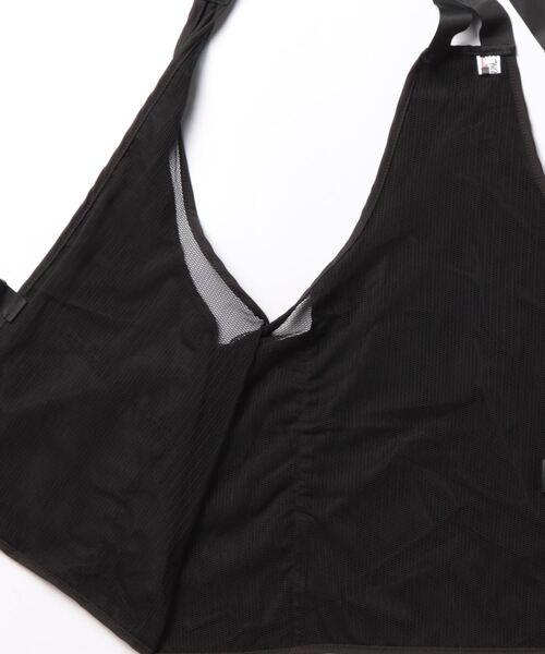 DEVICE(デバイス)の「ルーズ ミリタリー アウトドア バックパック フィッシング ベスト(ベスト・メンズ・ブラック/ベージュ・FREE)」の4枚目の写真