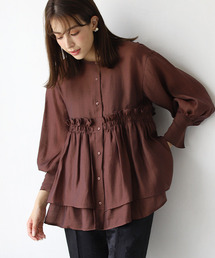 REAL CUBE | ティアード切替えブラウス(シャツ/ブラウス)