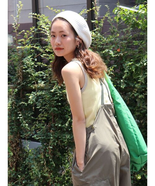 Ungrid（アングリッド）の「バイカラータンクトップ（Tシャツ/カットソー・レディース・オフホワイト/イエロー/ネイビー・FREE）」の5枚目の写真