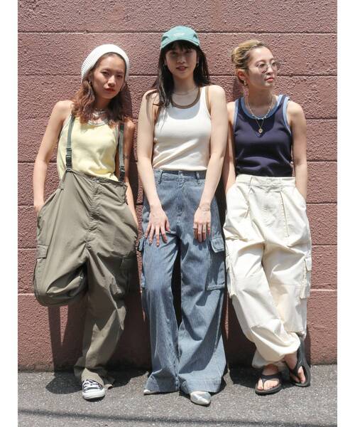 Ungrid（アングリッド）の「バイカラータンクトップ（Tシャツ/カットソー・レディース・オフホワイト/イエロー/ネイビー・FREE）」の13枚目の写真