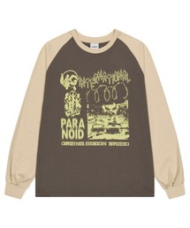 MAHAGRID | 『mahagrid/マハグリッド』INTERNATIONAL RAGLAN LS TEE/インターナショナルラグラン 長袖Tシャツ(Tシャツ/カットソー)