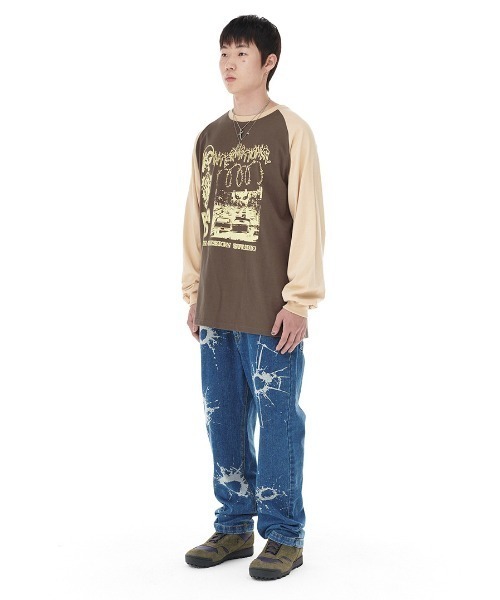 mahagrid/マハグリッド』INTERNATIONAL RAGLAN LS TEE