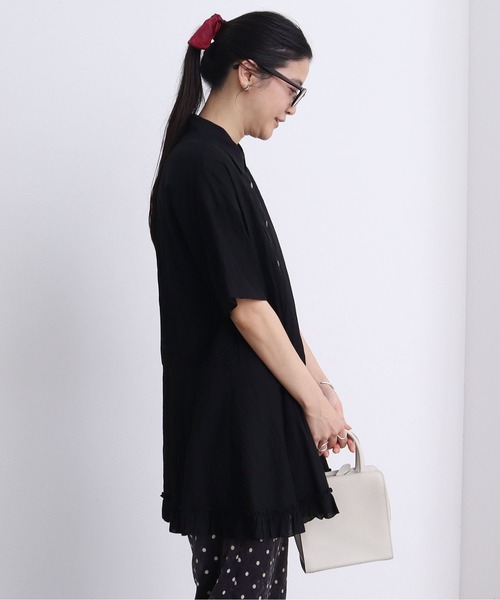 ブラウス シャツ C/Cu washer Annie blouse レディース fig London ブラウス シャツ C/Cu washer Annie blouse