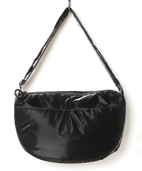 fredy emue（フレディエミュ）の「シャイニーハーフムーンショルダーバッグ（ショルダーバッグ・レディース・グレー/ブラック・FREE）」の7枚目の写真