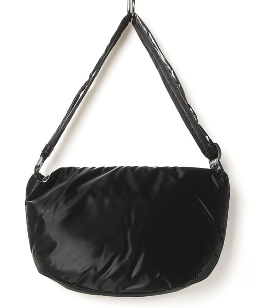 fredy emue（フレディエミュ）の「シャイニーハーフムーンショルダーバッグ（ショルダーバッグ・レディース・グレー/ブラック・FREE）」の8枚目の写真