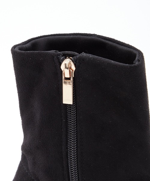 PANIER（パニエ）の「スクエアトゥショートブーツ《PANIER》（ブーツ・レディース・グレー/ブラック・23.5cm/24.5cm）」の9枚目の写真