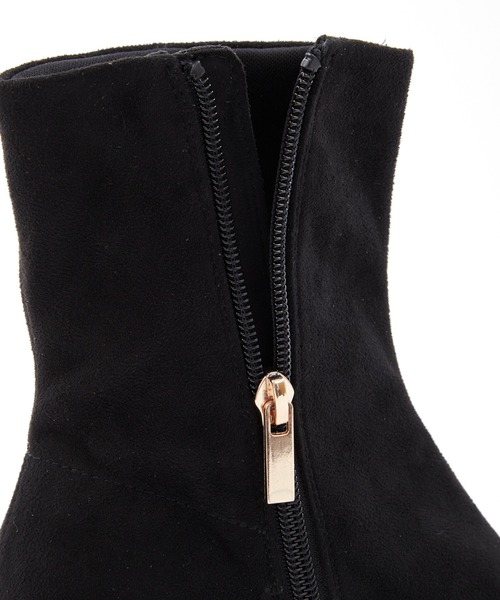 PANIER（パニエ）の「スクエアトゥショートブーツ《PANIER》（ブーツ・レディース・グレー/ブラック・23.5cm/24.5cm）」の10枚目の写真