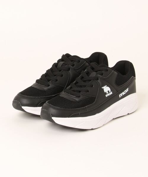 moz(モズ)の「厚底スニーカー(スニーカー・レディース・グレー/ブラック・23.0cm/24.5cm/24.0cm/23.5cm)」の2枚目の写真