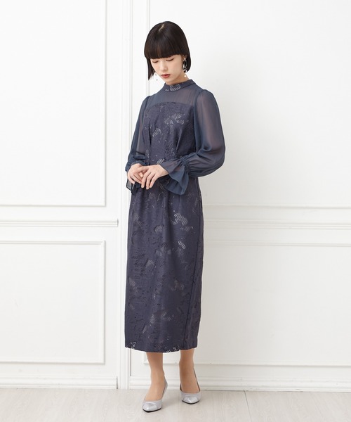 AIMER（エメ）の「シフォン×ジャカード風レースタイトパーティー
