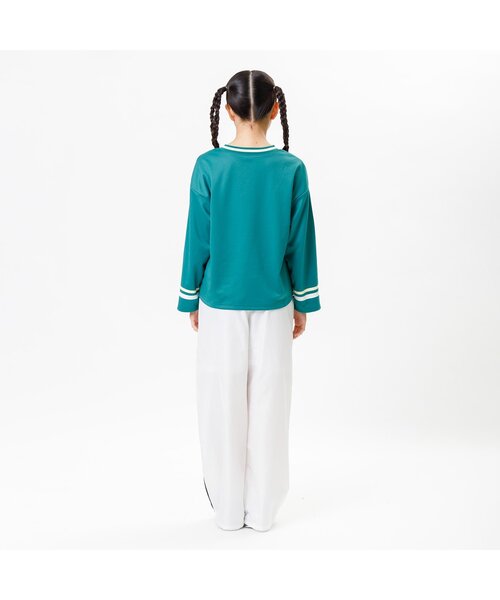 algy（アルジー）の「【sasyaコラボ】シャカシャカラインパンツ（その他パンツ・キッズ・ネイビー/オフホワイト・MEDIUM/SMALL/X-SMALL/XX-SMALL）」の12枚目の写真