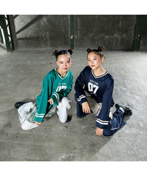 algy（アルジー）の「【sasyaコラボ】シャカシャカラインパンツ（その他パンツ・キッズ・ネイビー/オフホワイト・MEDIUM/SMALL/X-SMALL/XX-SMALL）」の5枚目の写真