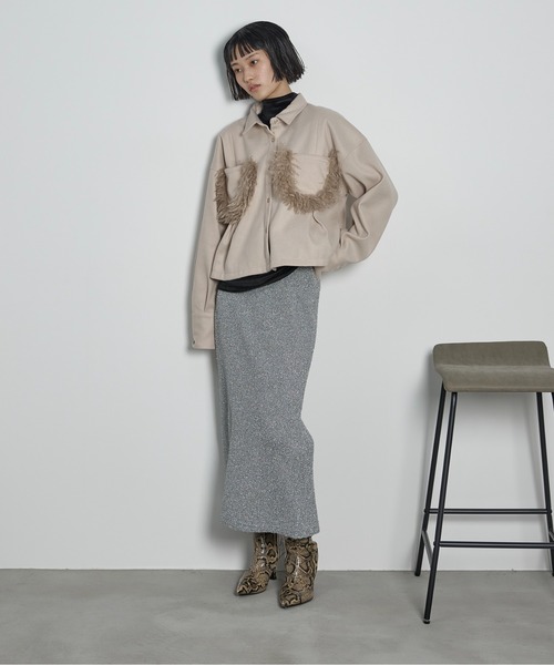 グリッターナロースカート スカート スパンコールグリッターナロースカート : ZOZOTOWN