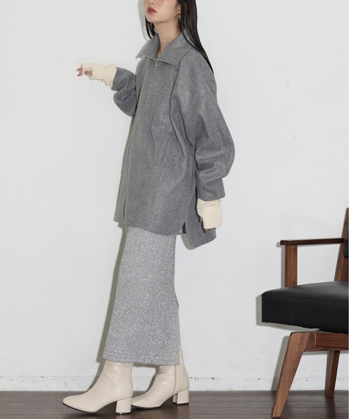 THE YOn（ザヨン）の「グリッターニットナロースカート