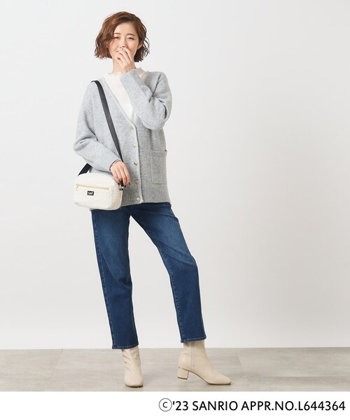 Lee（リー）の「◆【ハローキティLee別注】スクエアショルダー（ショルダーバッグ・レディース・ブラック/アイボリー・00）」の16枚目の写真