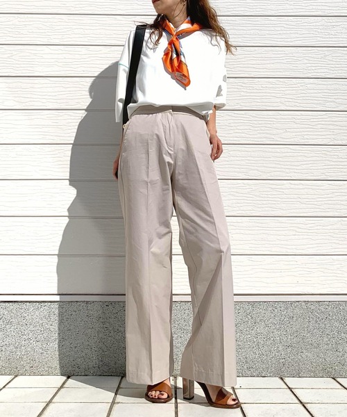 Q（キュー）の「マリンスカーフ（バンダナ/スカーフ・レディース・オレンジ/ピンクベージュ・ONE SIZE）」の8枚目の写真