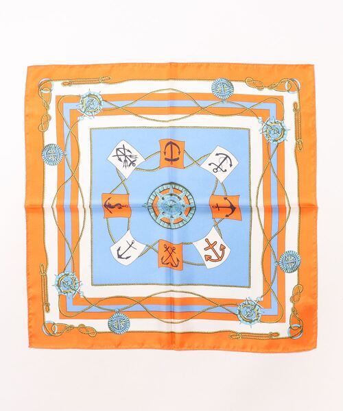 Q（キュー）の「マリンスカーフ（バンダナ/スカーフ・レディース・オレンジ/ピンクベージュ・ONE SIZE）」の11枚目の写真